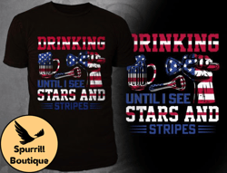 drinking until i see stars and stripes design 38