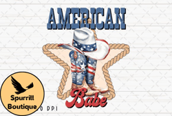 american babe 4th of july patriotic png design 15