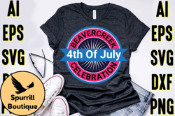 4th of july typography t-shirt design design 52