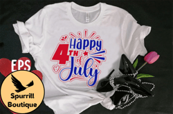 happy 4th of july t-shirt design design 04