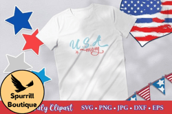 4th of july sublimation - usa mom design 18