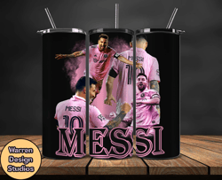 lionel  messi tumbler wrap ,messi skinny tumbler wrap png, design by warren design studios 05