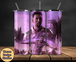 lionel  messi tumbler wrap ,messi skinny tumbler wrap png, design by warren design studios 03