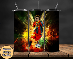 lionel  messi tumbler wrap ,messi skinny tumbler wrap png, design by warren design studios 04