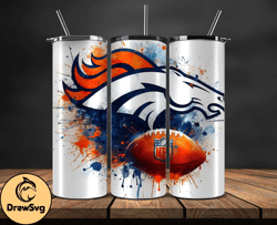 denver broncos logo nfl, football teams png, nfl tumbler wraps png design 01