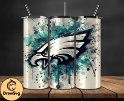 philadelphia eagles logo nfl, football teams png, nfl tumbler wraps png design 12