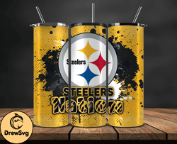 pittsburgh steelers logo nfl, football teams png, nfl tumbler wraps png design 17