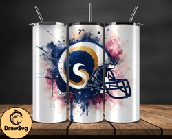 los angeles rams logo nfl, football teams png, nfl tumbler wraps png design 27