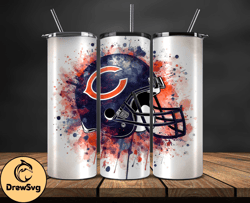 chicago bears logo nfl, football teams png, nfl tumbler wraps png design 32