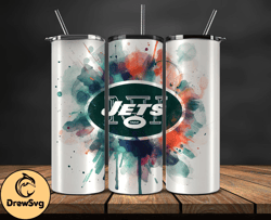 new york jets logo nfl, football teams png, nfl tumbler wraps png design 34