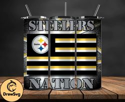 pittsburgh steelers logo nfl, football teams png, nfl tumbler wraps png design 41