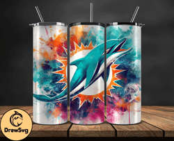 miami dolphins logo nfl, football teams png, nfl tumbler wraps png design 50