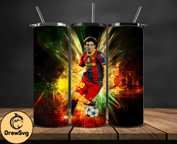 lionel  messi tumbler wrap ,messi skinny tumbler wrap png, design by drewsvg store 04