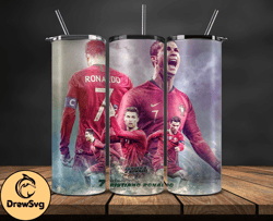 ronaldo tumbler wrap ,cristiano ronaldo tumbler design, ronaldo 20oz skinny tumbler wrap, design by drewsvg store 01