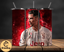 ronaldo tumbler wrap ,cristiano ronaldo tumbler design, ronaldo 20oz skinny tumbler wrap, design by drewsvg store 04