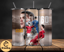 ronaldo tumbler wrap ,cristiano ronaldo tumbler design, ronaldo 20oz skinny tumbler wrap, design by drewsvg store 03