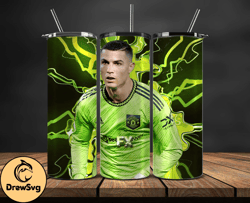 ronaldo tumbler wrap ,cristiano ronaldo tumbler design, ronaldo 20oz skinny tumbler wrap, design by drewsvg store 09