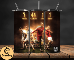 ronaldo tumbler wrap ,cristiano ronaldo tumbler design, ronaldo 20oz skinny tumbler wrap, design by drewsvg store 13