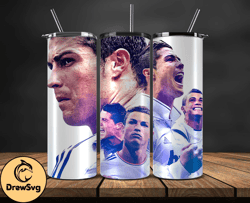 ronaldo tumbler wrap ,cristiano ronaldo tumbler design, ronaldo 20oz skinny tumbler wrap, design by drewsvg store 23