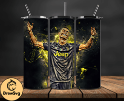 ronaldo tumbler wrap ,cristiano ronaldo tumbler design, ronaldo 20oz skinny tumbler wrap, design by drewsvg store 31