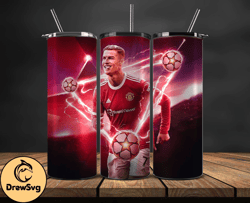 ronaldo tumbler wrap ,cristiano ronaldo tumbler design, ronaldo 20oz skinny tumbler wrap, design by drewsvg store 37