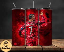 ronaldo tumbler wrap ,cristiano ronaldo tumbler design, ronaldo 20oz skinny tumbler wrap, design by drewsvg store 40