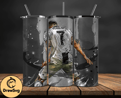 ronaldo tumbler wrap ,cristiano ronaldo tumbler design, ronaldo 20oz skinny tumbler wrap, design by drewsvg store 48