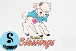 vintage easter lamb png sublimation