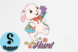 vintage bunny easter png sublimation