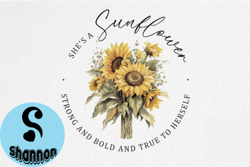 vintage sunflower quote png sublimation