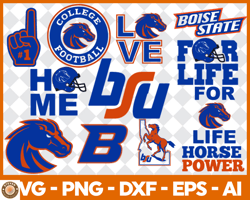 8 steven boise state broncos bundle svg, sport bundle svg, ncaa svg 08