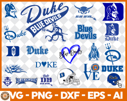 11 steven duke bluedevil bundle svg, sport bundle svg, ncaa svg 11