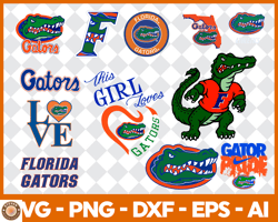 12 steven florida gators bundle svg, sport bundle svg, ncaa svg 12