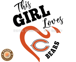 159 steven chicago bears, football team svg,team nfl svg,nfl logo,nfl svg,nfl team svg,nfl,nfl design 159