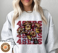 65 steven 65 san francisco 49ers football sweatshirt png ,nfl logo sport sweatshirt png, nfl unisex football tshirt png,