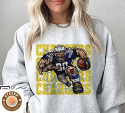 73 steven 73 los angeles chargers football sweatshirt png ,nfl logo sport sweatshirt png, nfl unisex football tshirt png