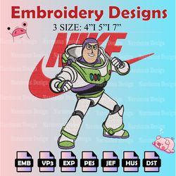 toy story embroidery designs, buzz lightyear embroidery files, disney machine embroidery pattern, digital download
