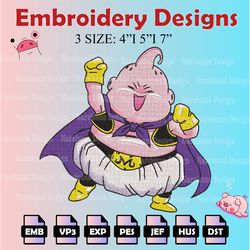 ma bu embroidery designs, dragon ball logo embroidery files, anime machine embroidery pattern, digital download