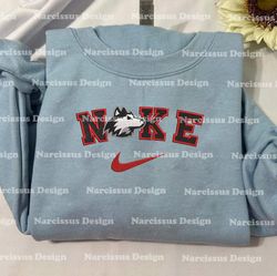 nike northern illinois huskies embroidered sweatshirt, ncaa huskies embroidered sweater, nike shirt, unisex shirt