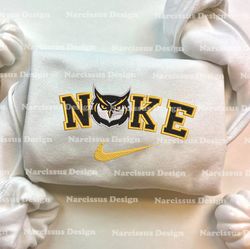 ncaa nik.e kennesaw state owls embroidered sweatshirt, ncaa kennesaw embroidered sweater, nike shirt, unisex shirt