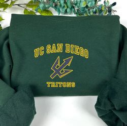 uc santa barbara gauchos embroidered crewneck, ncaa embroidered sweatshirt, embroidered sport hoodie, unisex tshirt