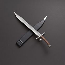 21"custom handmade sword damascus steel sword needle point viking sword , viking sword. special for wall hanging ,