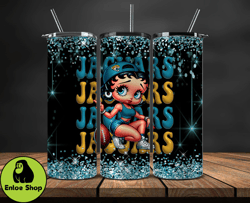 jacksonville jaguars tumbler wraps, nfl teams, betty boop tumbler, betty boop wrap, logo nfl png, tumbler design by enlo