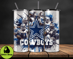 dallas cowboys logo nfl, football teams png, nfl tumbler wraps png, design by enloe shop store 03