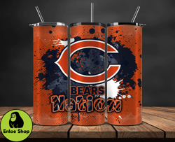 chicago bears logo nfl, football teams png, nfl tumbler wraps png, design by enloe shop store 14