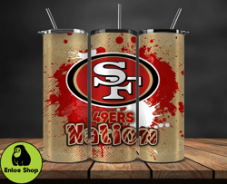 san francisco 49ers logo nfl, football teams png, nfl tumbler wraps png, design by enloe shop store 18