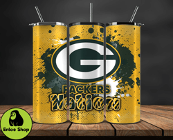 green bay packers logo nfl, football teams png, nfl tumbler wraps png, design by enloe shop store 20