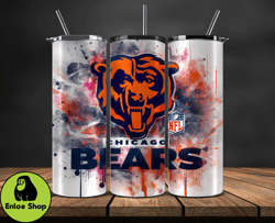 chicago bears logo nfl, football teams png, nfl tumbler wraps png, design by enloe shop store 23