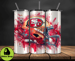 san francisco 49ers logo nfl, football teams png, nfl tumbler wraps png, design by enloe shop store 28