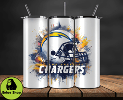 los angeles chargers logo nfl, football teams png, nfl tumbler wraps png, design by enloe shop store 35